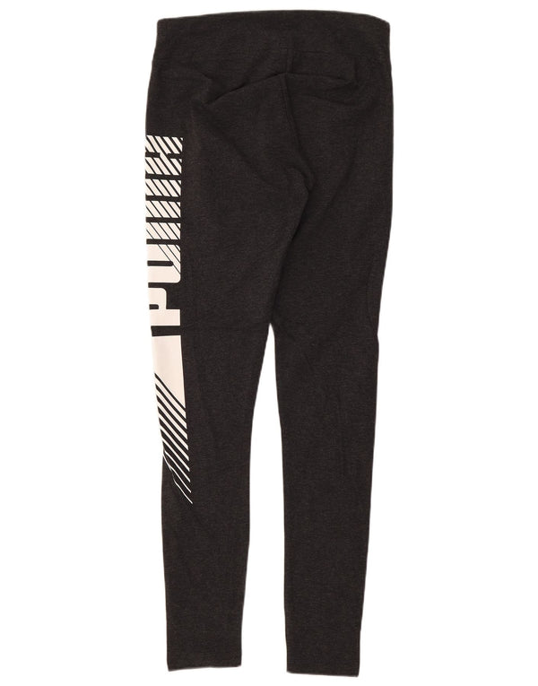 Leggings grafici da donna Puma UK 8 Small Cotone grigio