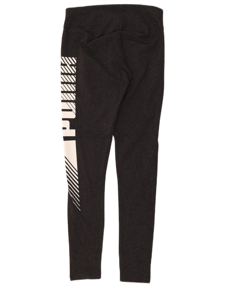 Leggings grafici da donna Puma UK 8 Small Cotone grigio