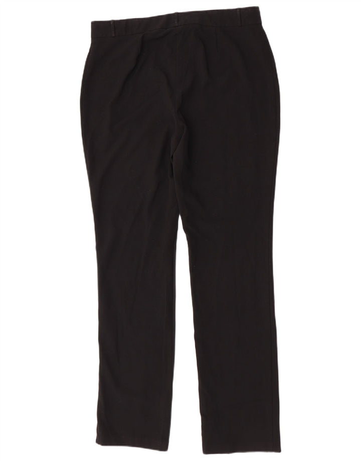 Pantaloni da abito slim moderni da donna Marks & Spencer UK 12 medi W30 L31 neri
