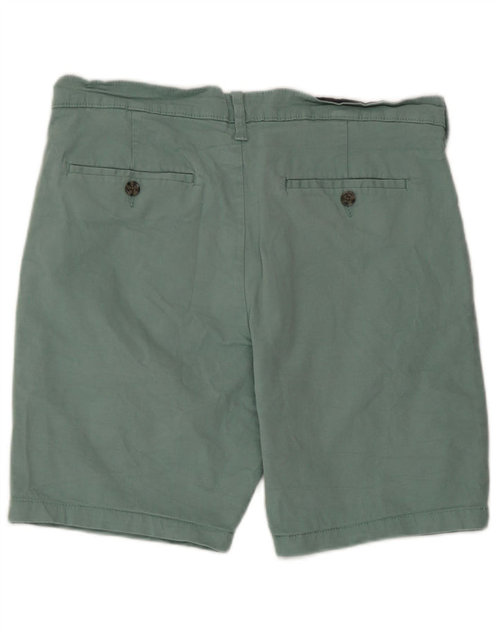 Pantaloncini chino da uomo Marks & Spencer W34 grandi in cotone verde