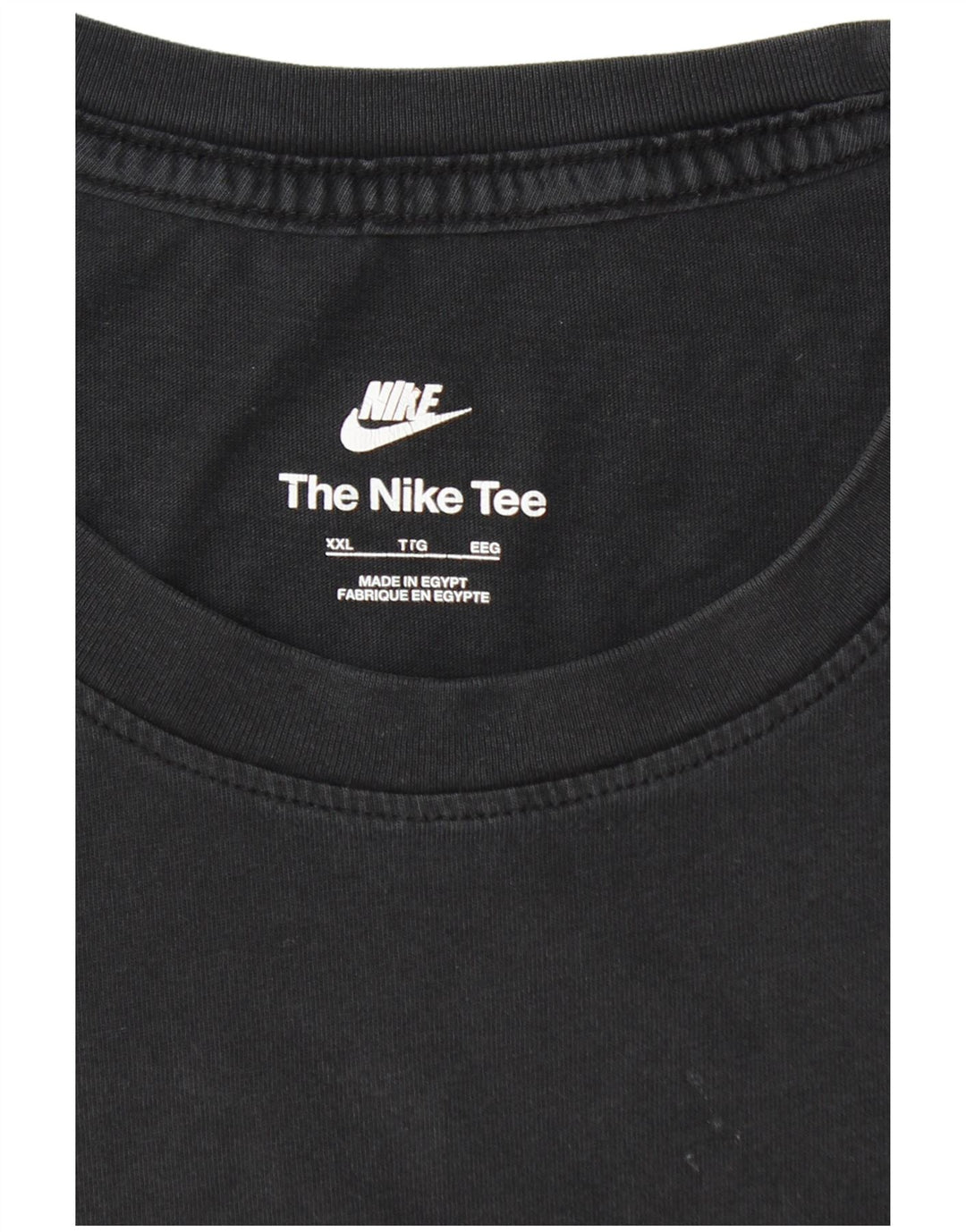 T-shirt da uomo NIKE Top 2XL cotone nero