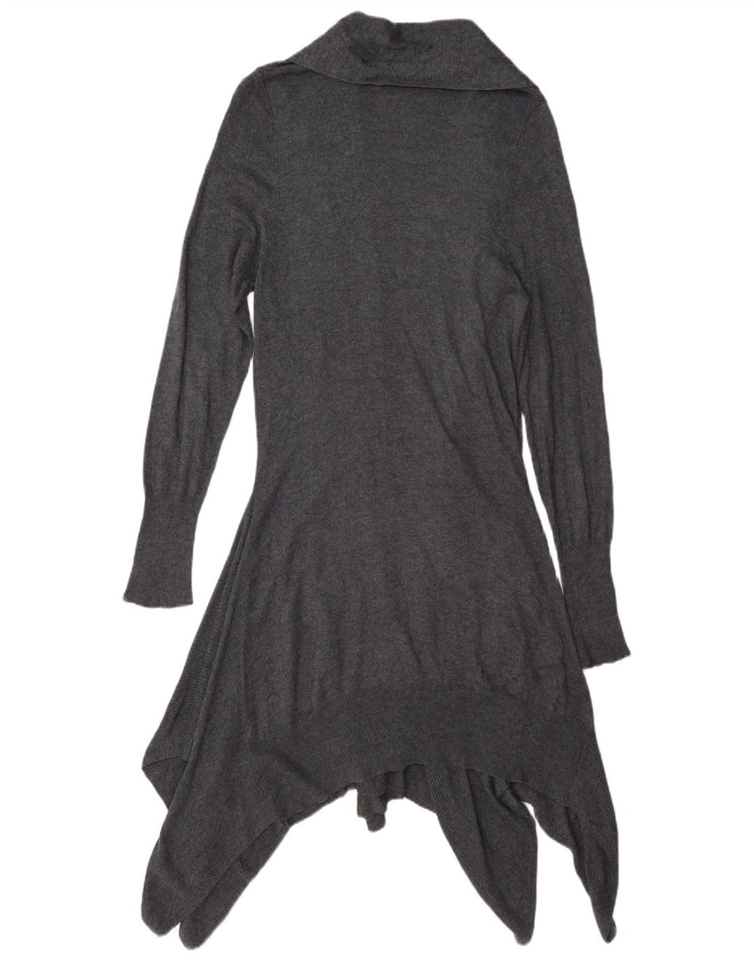 Maglione cardigan asimmetrico da donna Marks & Spencer UK 14 Grigio medio