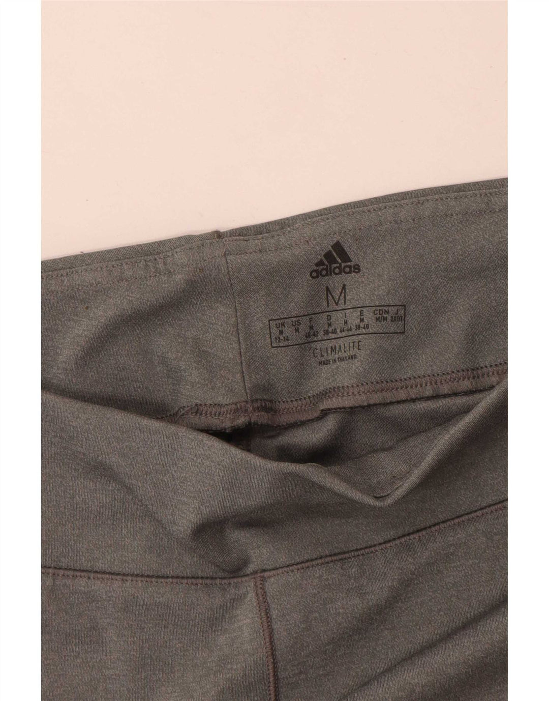 Leggings Adidas Climalite da donna UK 12/14 Grigio medio