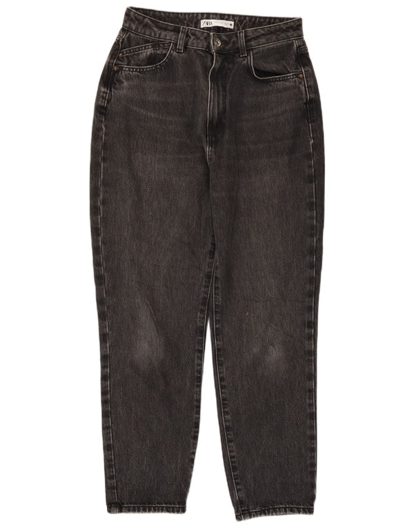 Jeans affusolati a vita alta da donna Zara EU 38 Small W28 L27 Grigio