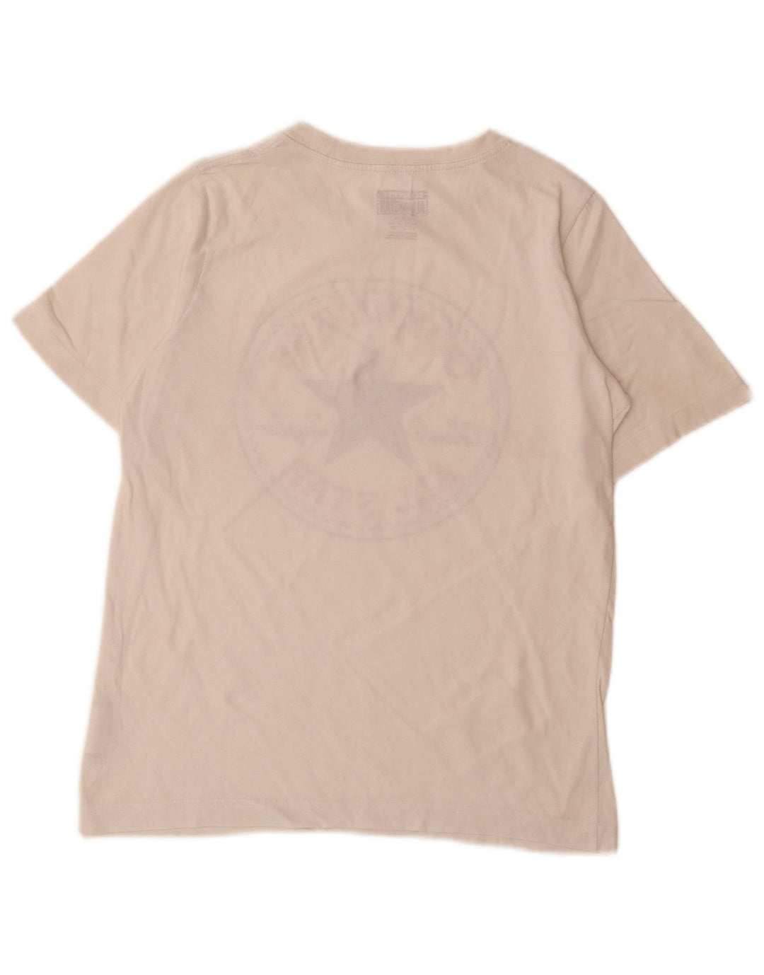 T-shirt grafica per ragazzi CONVERSE Top 10-11 anni cotone bianco medio