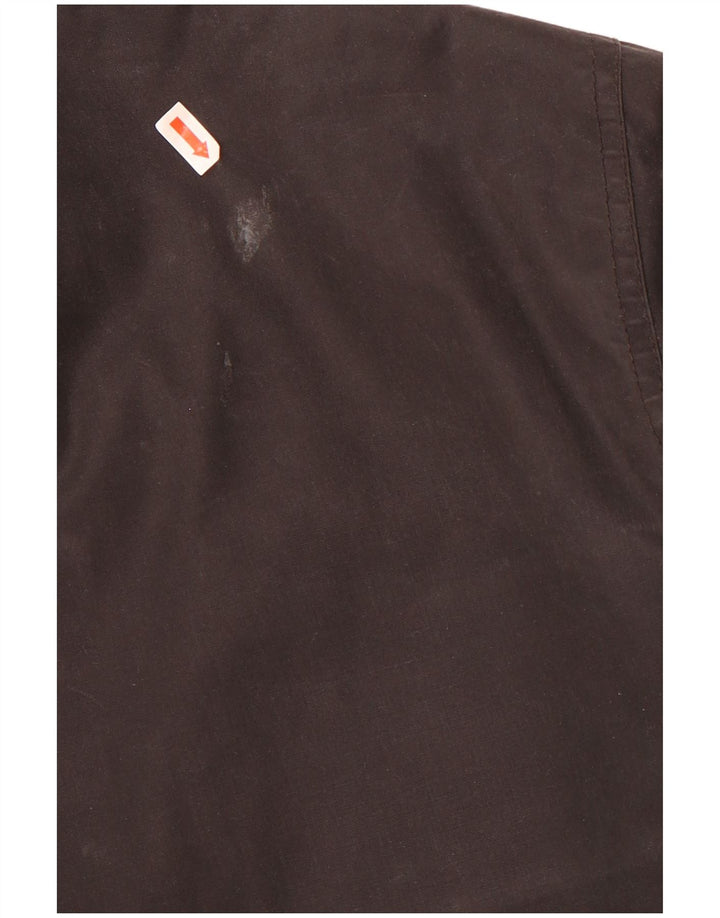 Giacca da uomo in cotone cerato Barbour UK 42 XL cotone nero