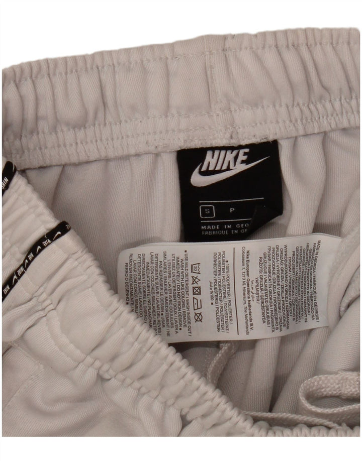 Pantaloni da tuta da uomo Nike Joggers piccoli bianchi in poliestere