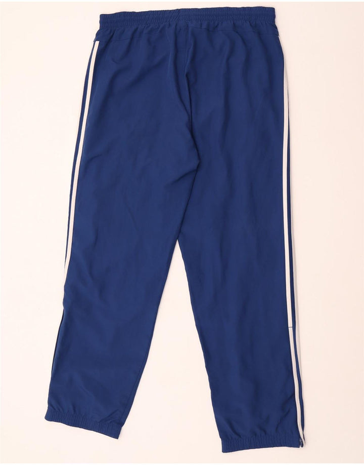 Pantaloni da tuta da uomo Adidas Joggers UK 42/44 Large Blu Poliestere