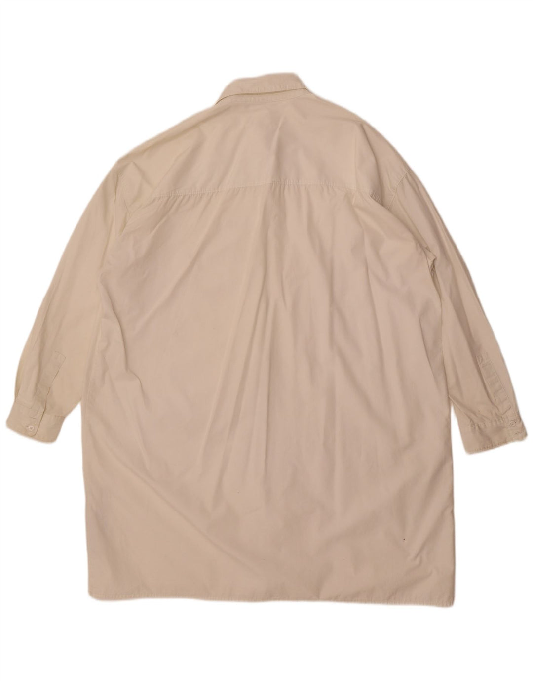 Abito camicia oversize a maniche lunghe da donna Levi's UK 14 Cotone bianco medio