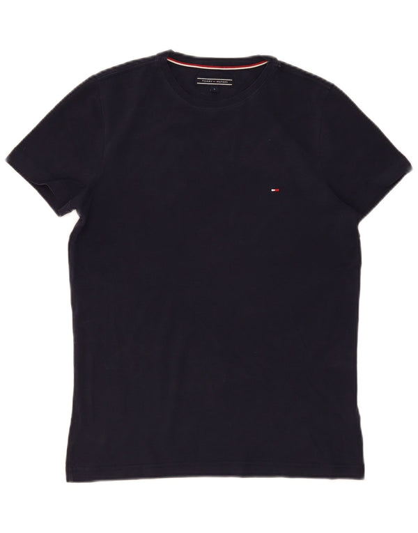 T-shirt da uomo Tommy Hilfiger Top Small in cotone blu navy