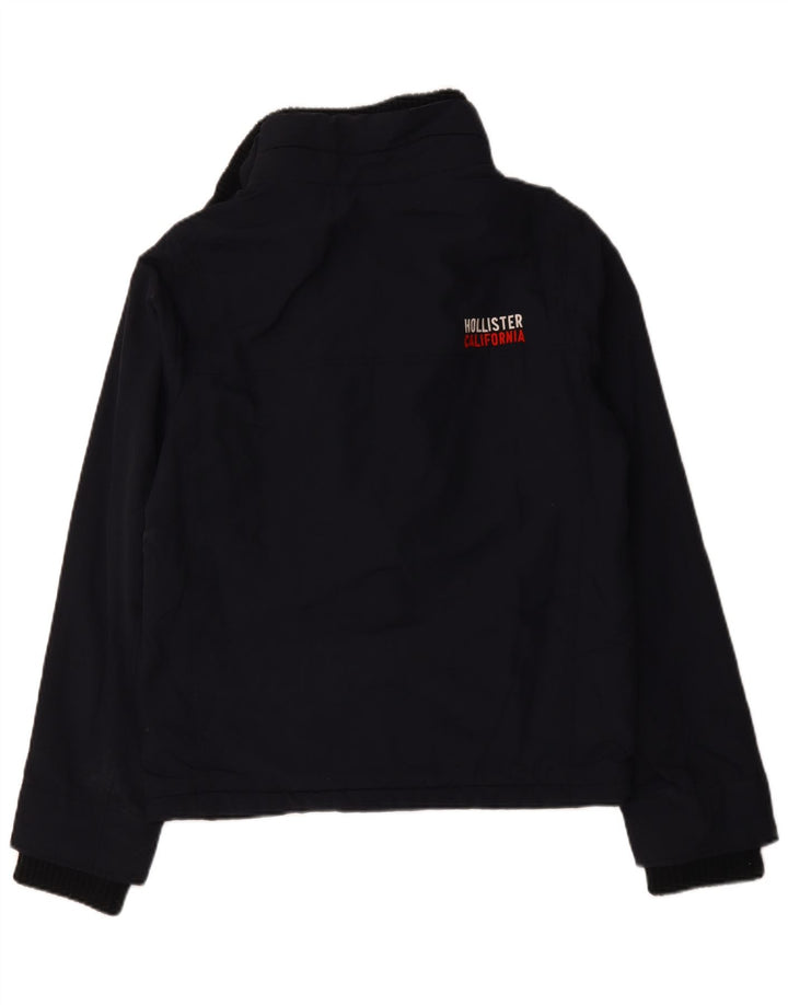 Giacca a vento da uomo Hollister UK 38 poliestere medio blu navy