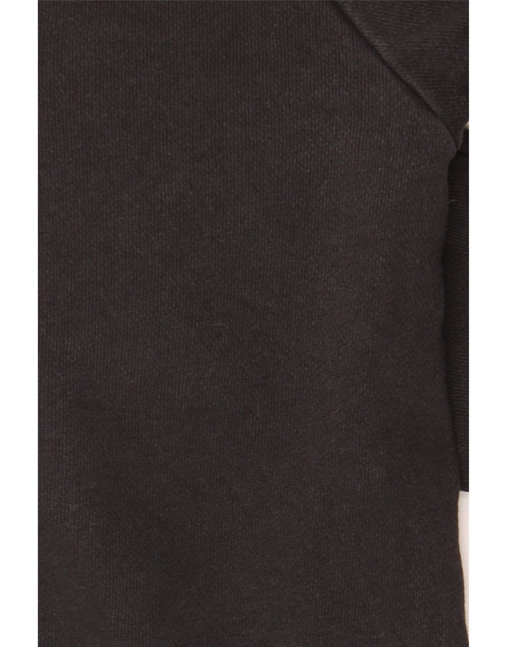 Felpa grafica da uomo Adidas Felpa media in cotone nero