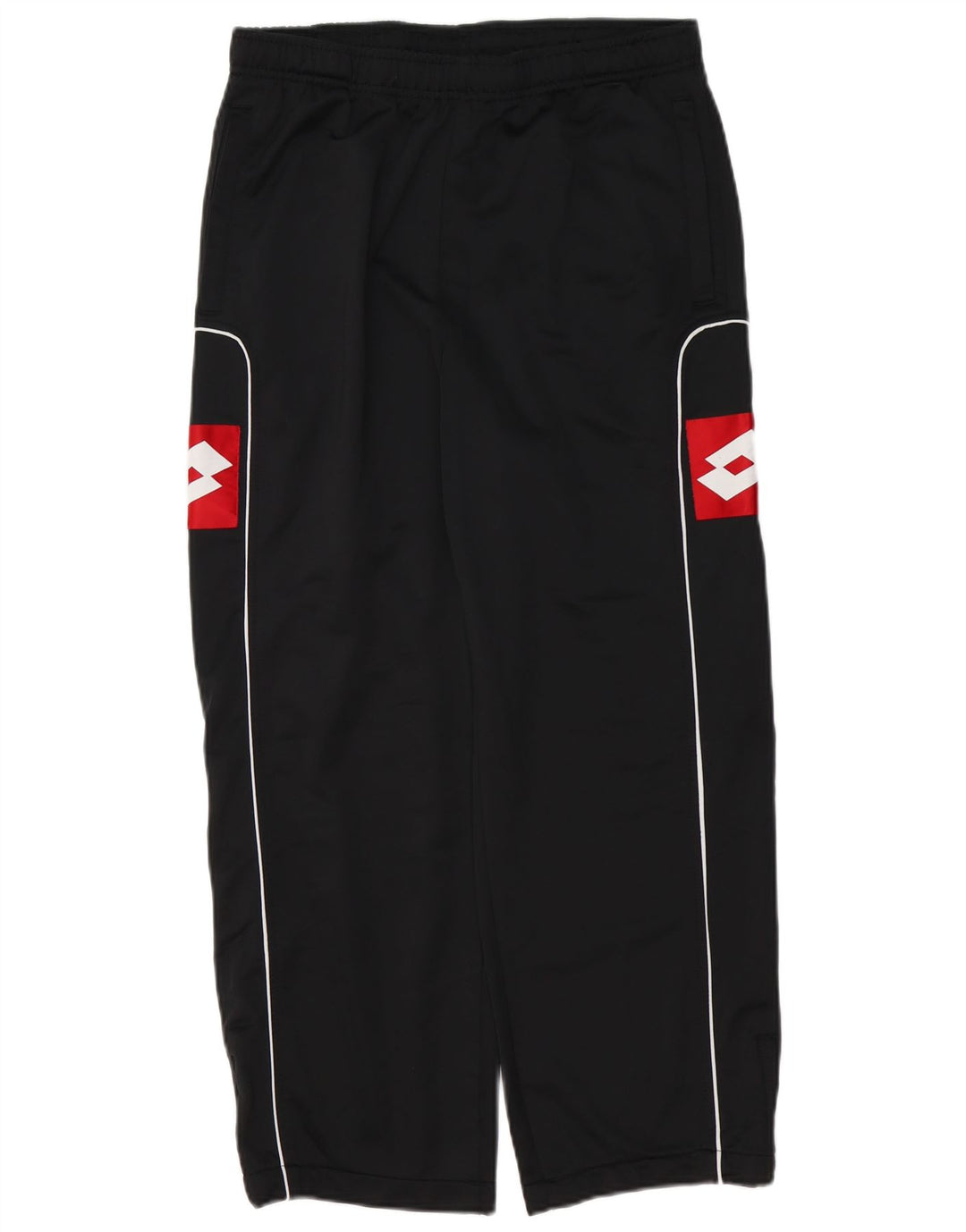 Pantaloni da tuta con grafica da uomo Lotto Poliestere color block medio nero