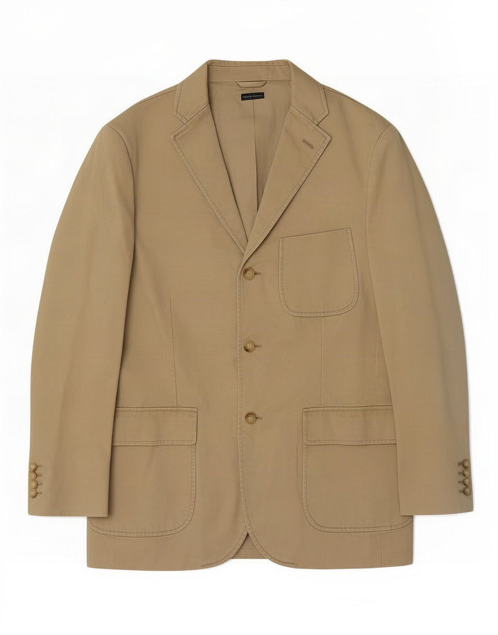 Giacca blazer a 3 bottoni da uomo Polo Ralph Lauren UK 38 Beige medio classico