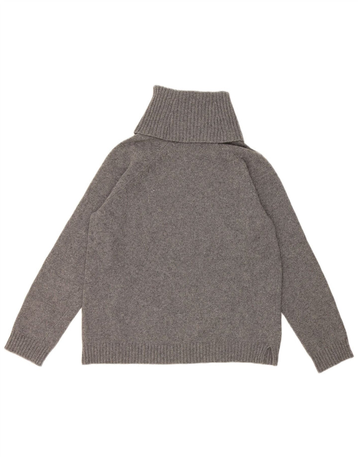 Maglione maglione a collo alto da donna Benetton UK 14 Grigio medio