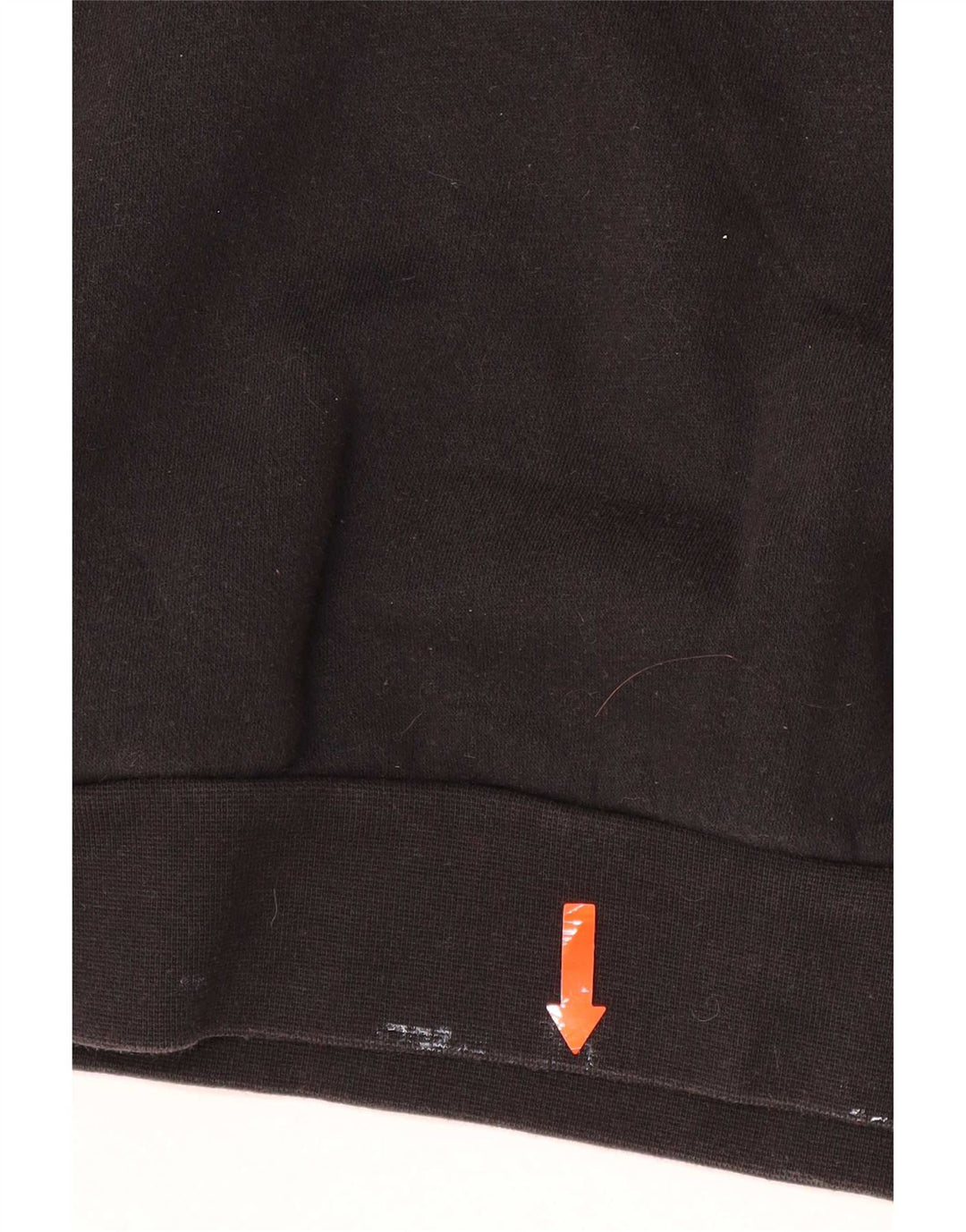 Felpa grafica da uomo Adidas Felpa media in cotone nero