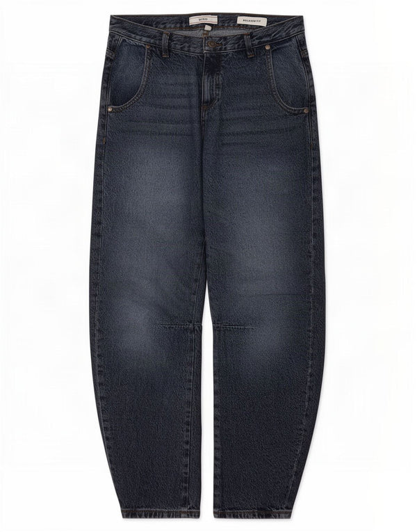 Jeans Guess affusolati dalla vestibilità rilassata per ragazze 15-16 anni W30 L30 cotone blu