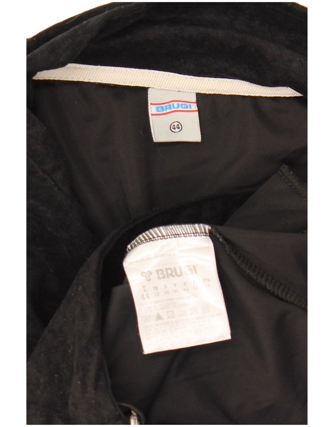 Giacca in pile da donna Brugi UK 12 medio nero poliestere