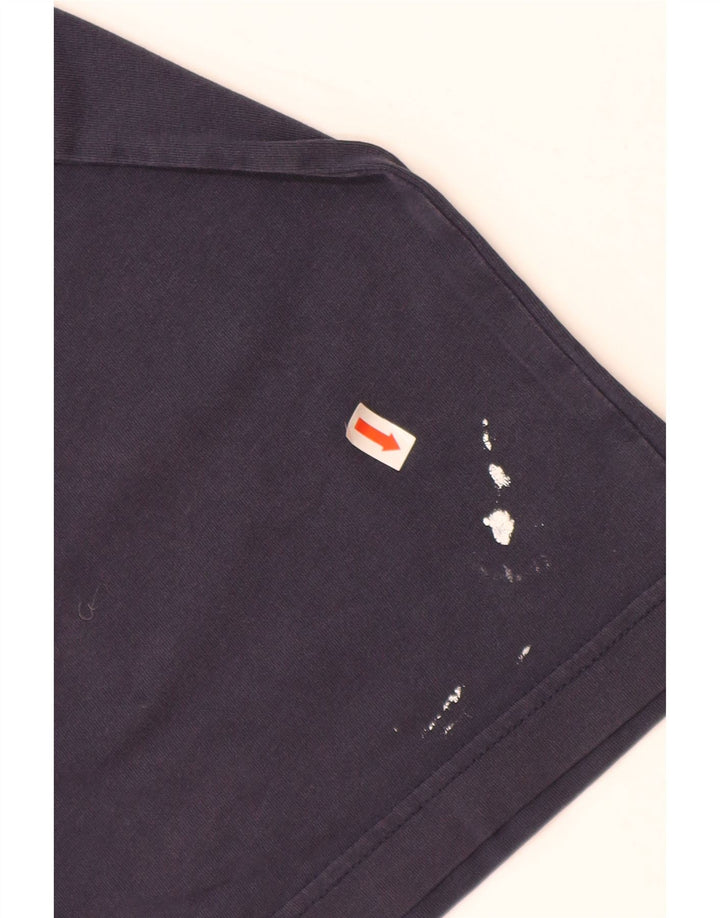 TOMMY HILFIGER T-shirt da uomo Top medio in cotone blu navy