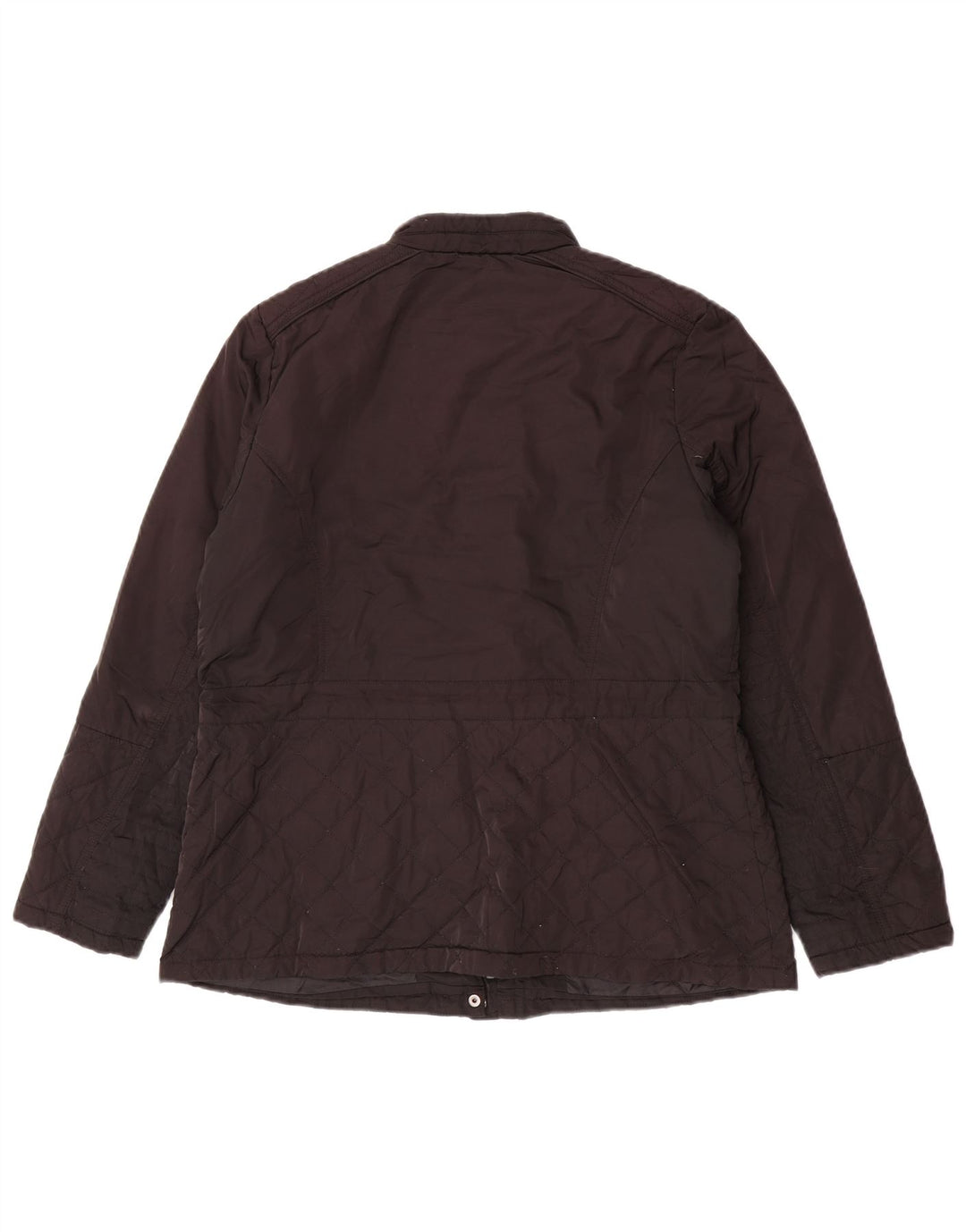 Giacca trapuntata da donna Marks & Spencer UK 14 grande poliestere nero