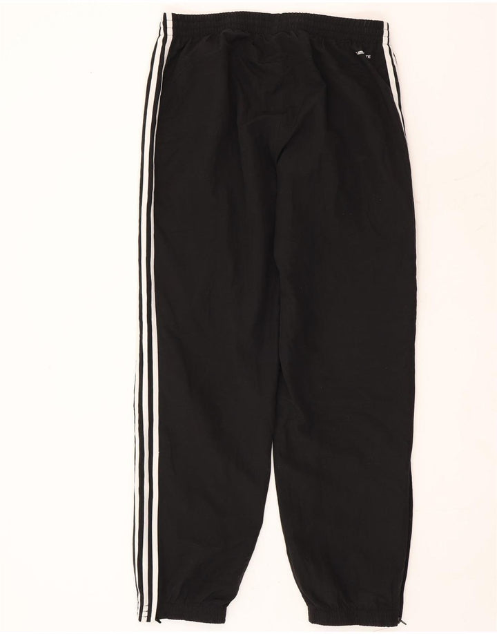 Pantaloni da tuta Adidas Climalite da uomo, pantaloni da jogging, grandi, in poliestere nero
