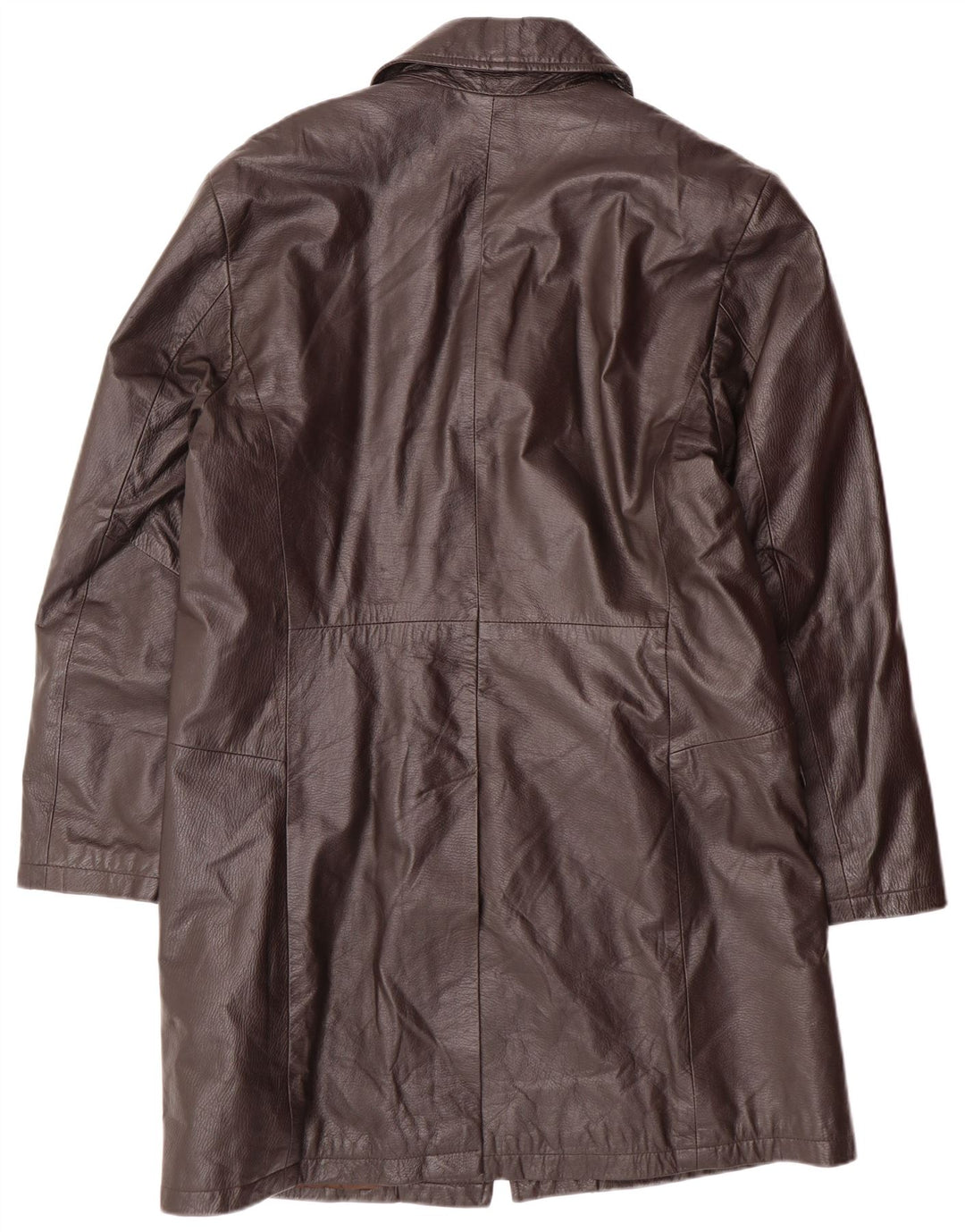Cappotto in pelle da uomo VINTAGE IT 52 XL in pelle marrone