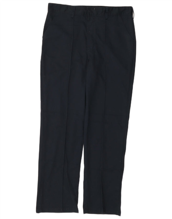 Pantaloni chino regolari da uomo Dickies W32 L31 poliestere blu navy
