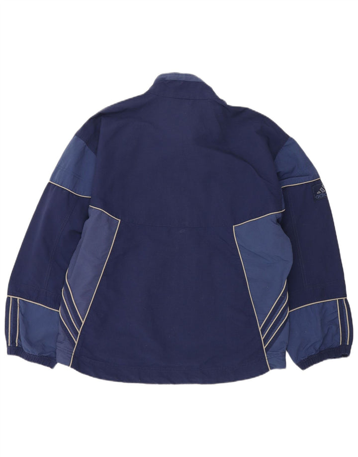 Giacca da tuta da uomo Adidas UK 38/40 Medium Blu Navy Colourblock
