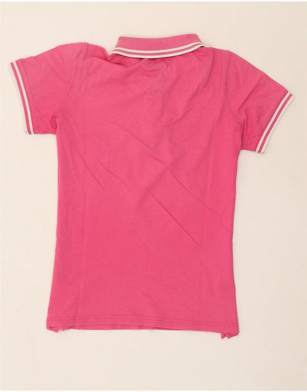 Polo da donna Sergio Tacchini UK 12 cotone rosa medio