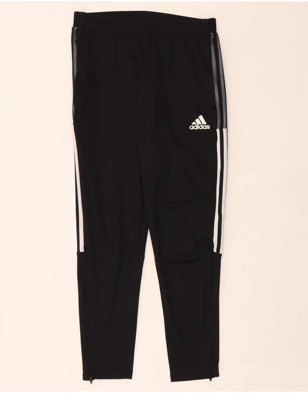 Pantaloni da tuta Adidas Aeroready da uomo in poliestere nero medio