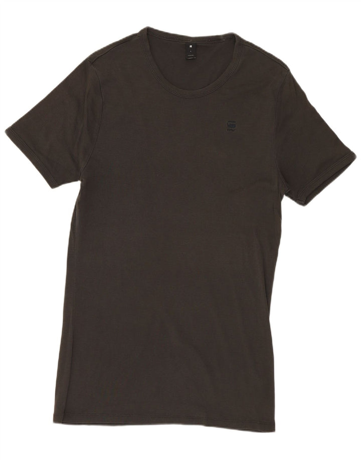 T-shirt da uomo G-STAR Top in cotone grigio medio