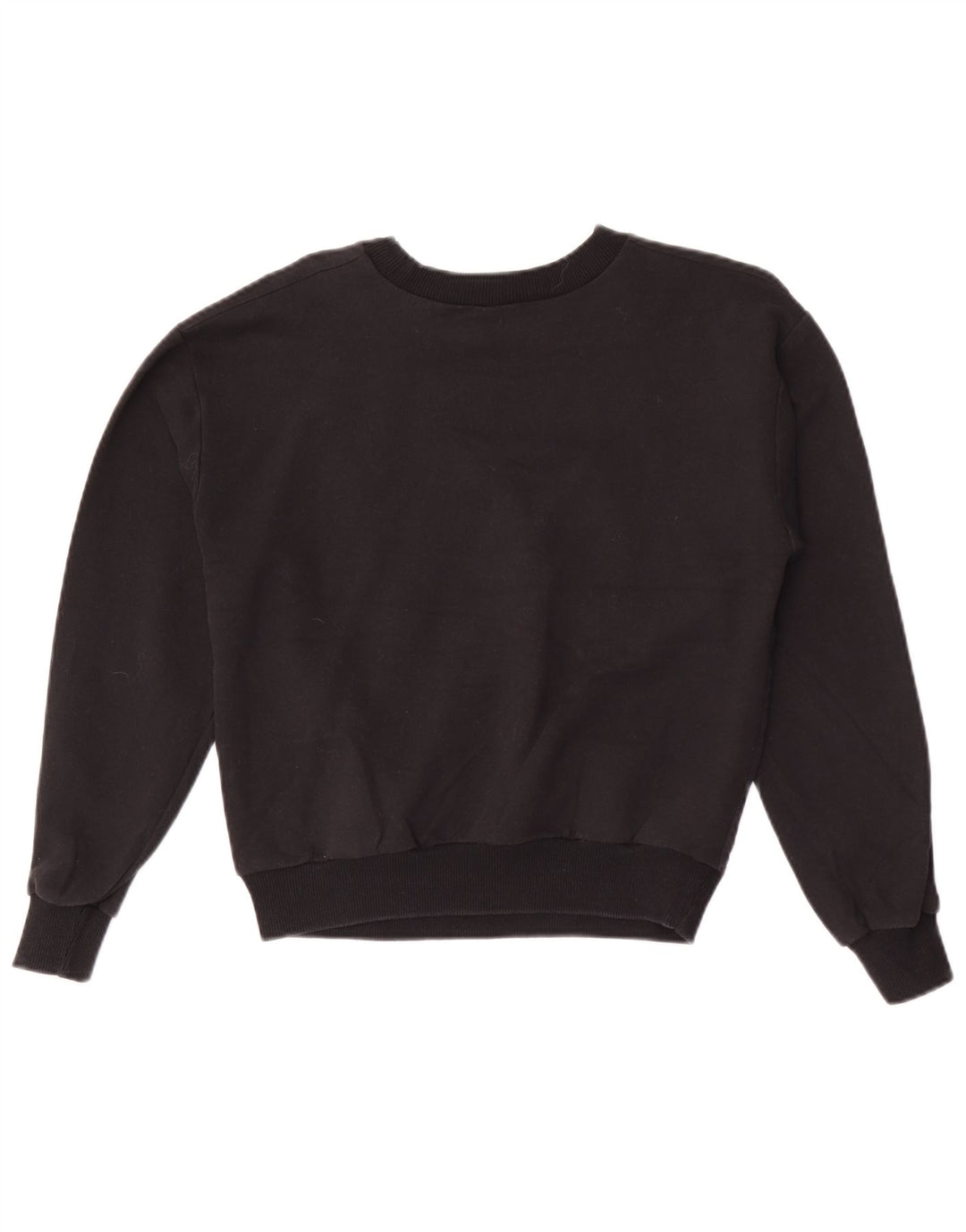 Felpa corta da donna Zara UK 10 piccola nera