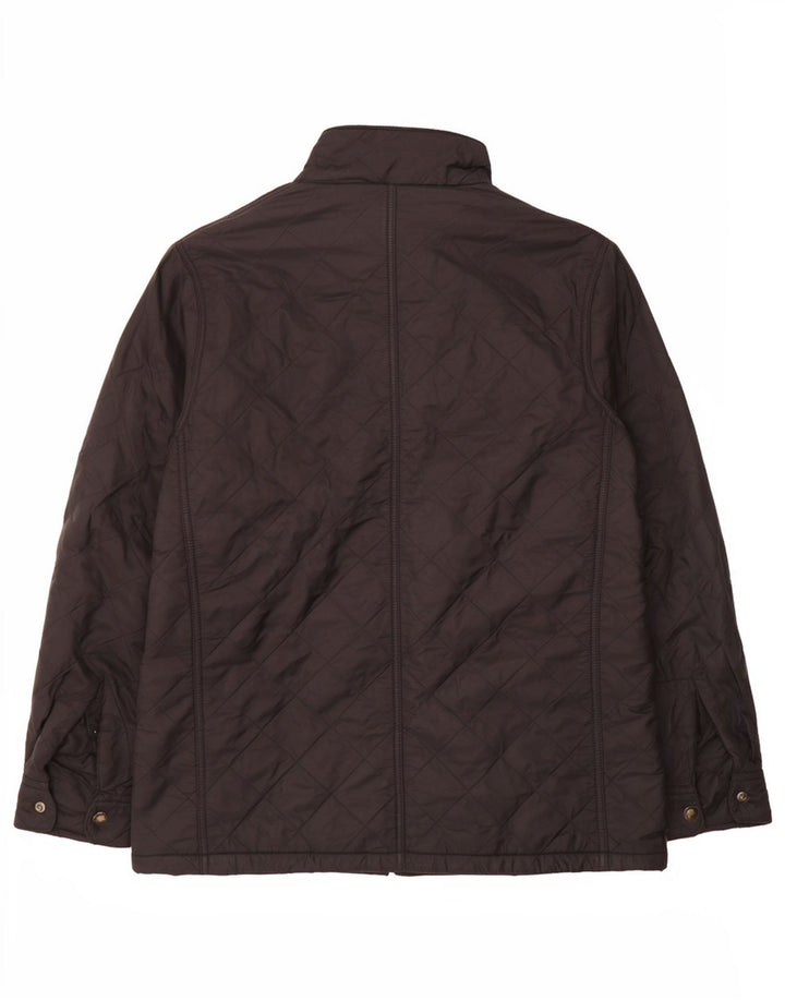 Giacca trapuntata da uomo Barbour UK 42 XL nera in poliammide