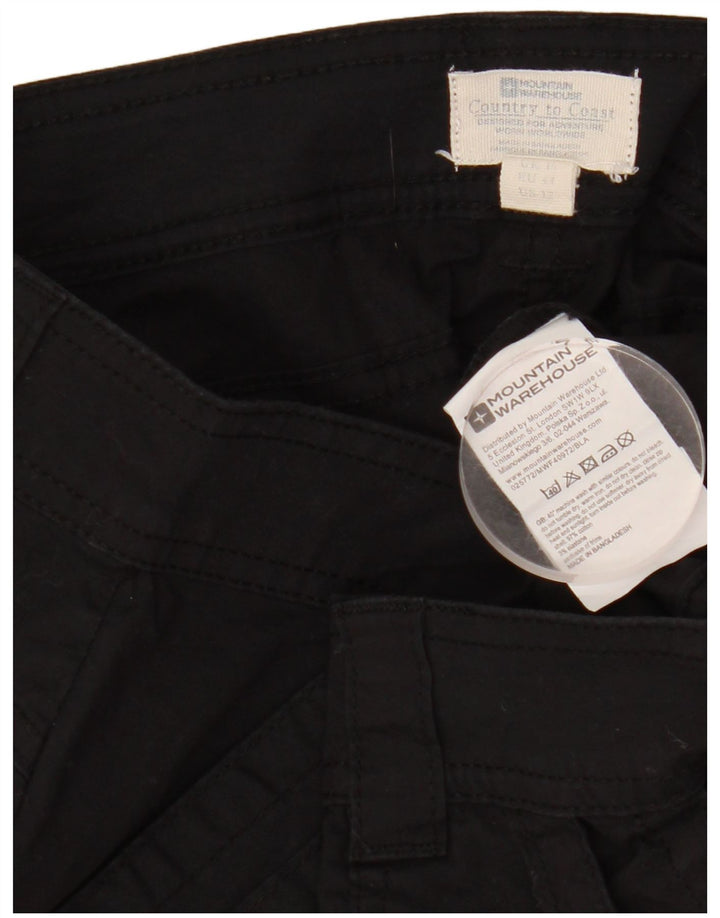 Pantaloncini chino da donna Mountain Warehouse XL W36 cotone nero