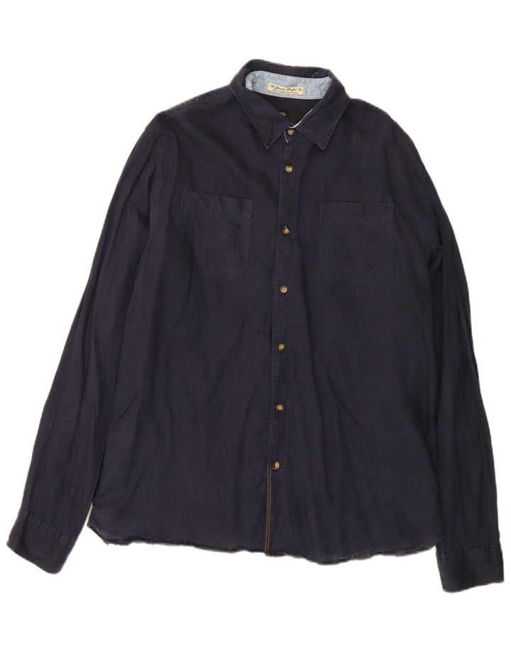 Camicia Couture da uomo Amsterdam Scotch & Soda medio blu navy