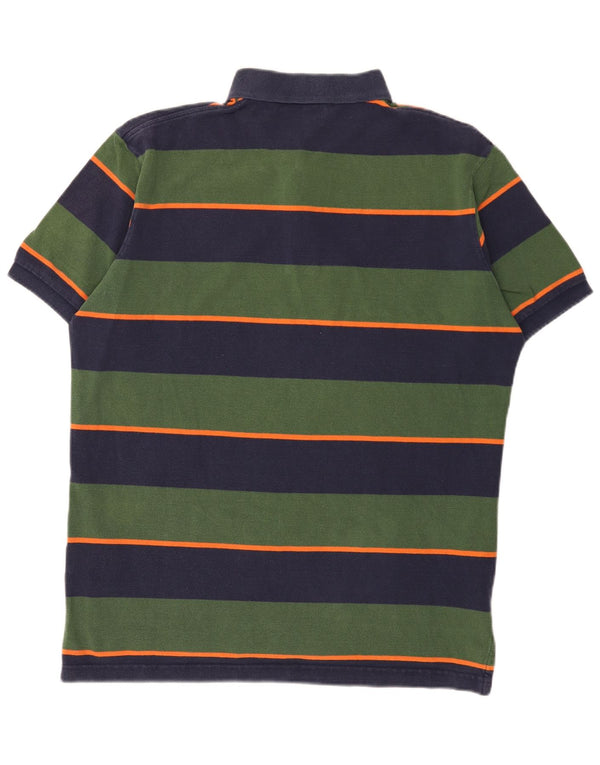 Polo Assn. Camicia da uomo XL in cotone a righe verdi