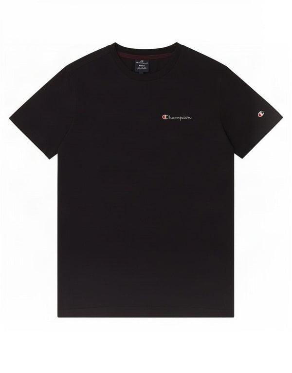 T-shirt da uomo Champion Top piccola nera