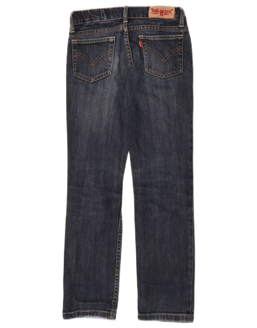 Jeans dritti per ragazzi Levi's 7-8 anni W22 L23 cotone blu navy