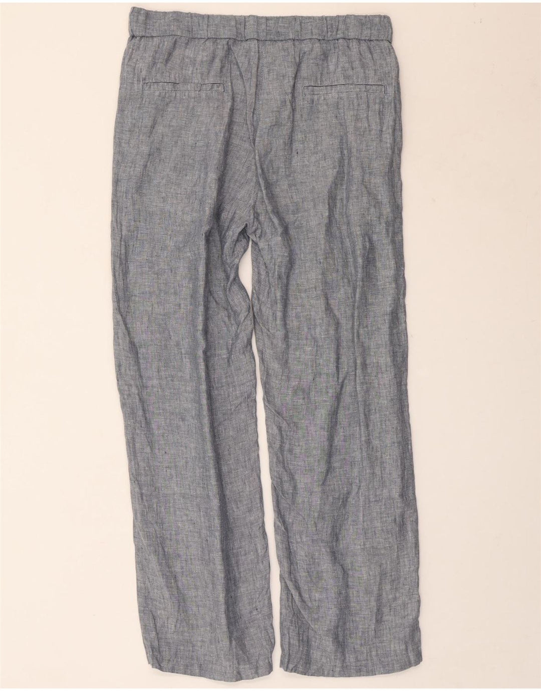 Pantaloni chino con ancoraggio a gamba larga da donna DACK'S piccoli W30 L27 blu