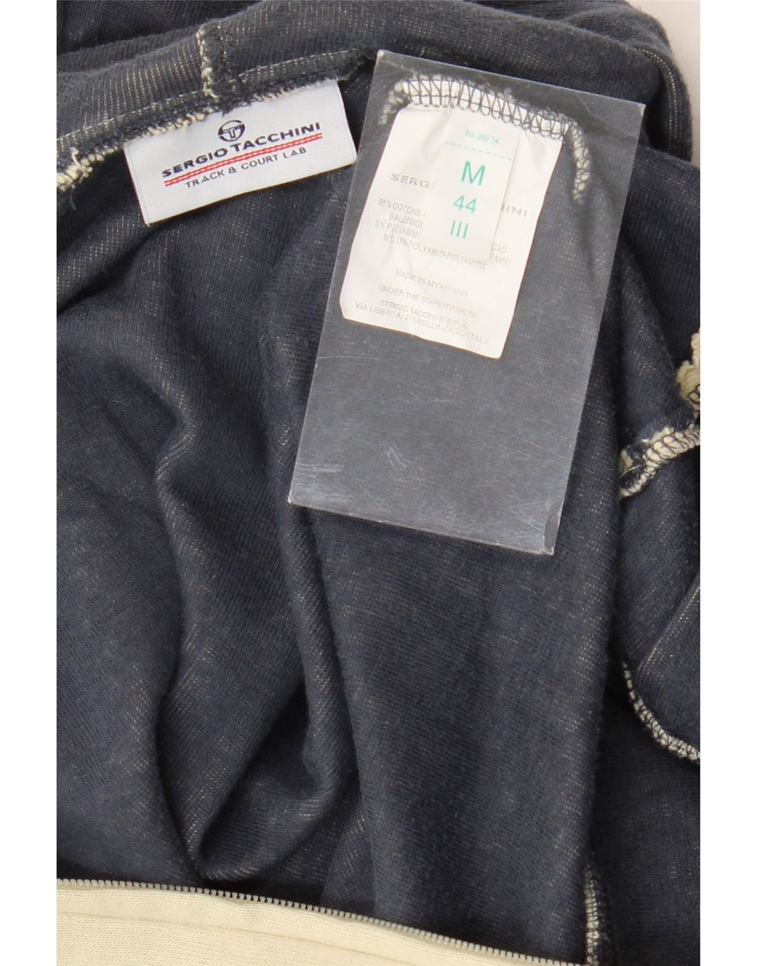 SERGIO TACCHINI Maglia con cappuccio e zip da donna IT 44 Cotone beige medio