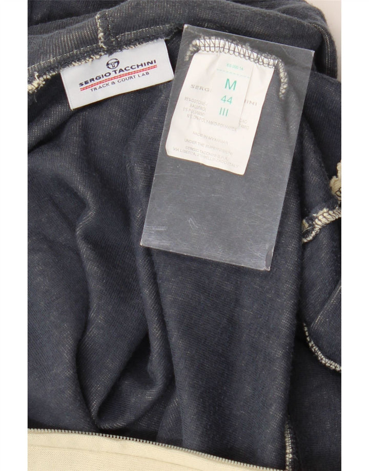SERGIO TACCHINI Maglia con cappuccio e zip da donna IT 44 Cotone beige medio