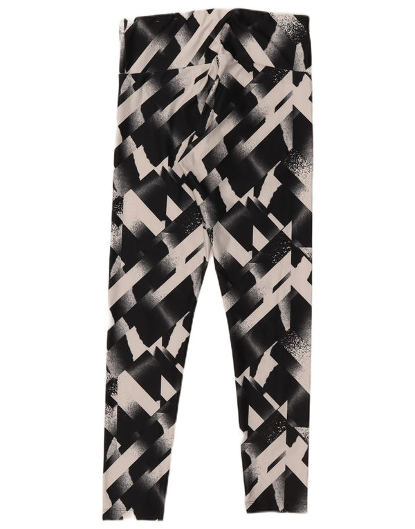 Leggings Puma da donna UK 12 medio nero geometrico