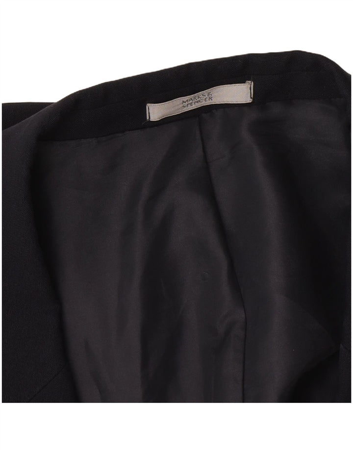 Giacca blazer a 2 bottoni da uomo Marks & Spencer UK 38 medio blu navy