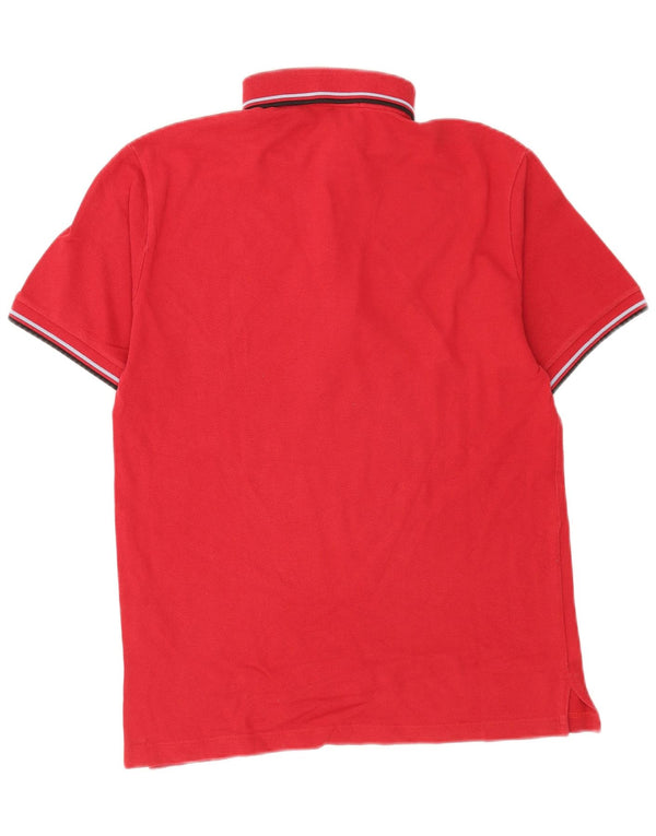 Polo da uomo Fred Perry in cotone rosso medio
