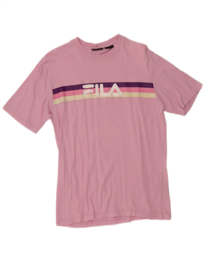 Maglietta grafica da uomo Fila Top Small rosa