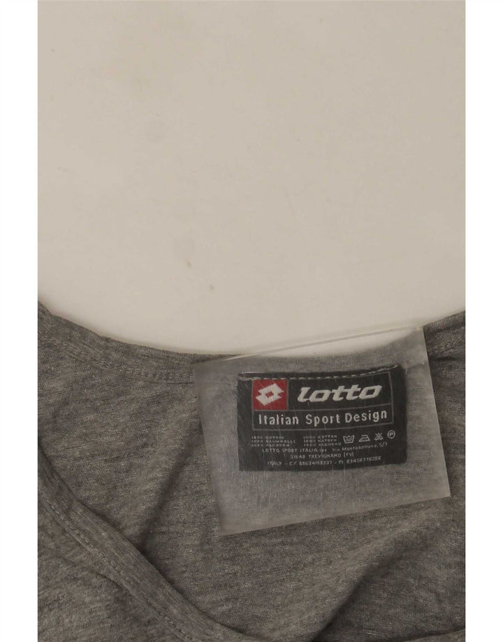 Canotta grafica da uomo Lotto Top grigio medio chiazzato