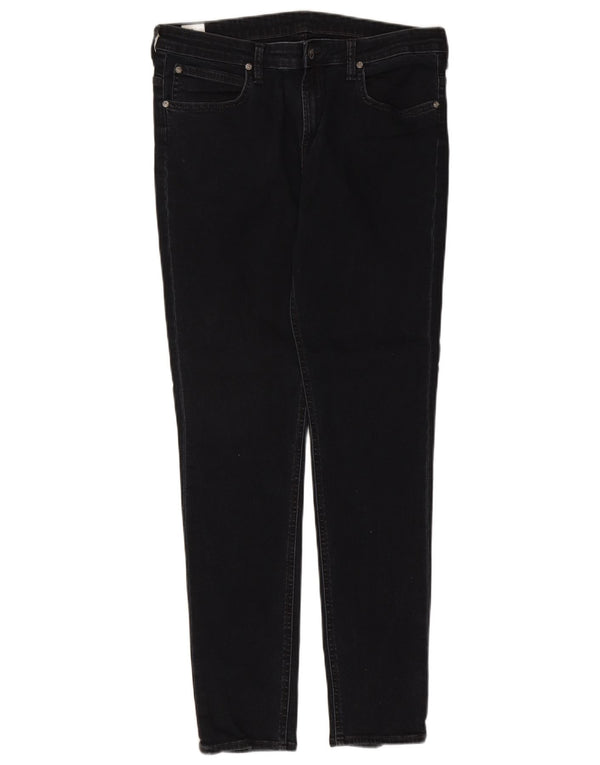 Jeans skinny da donna Lee W32 L30 cotone nero