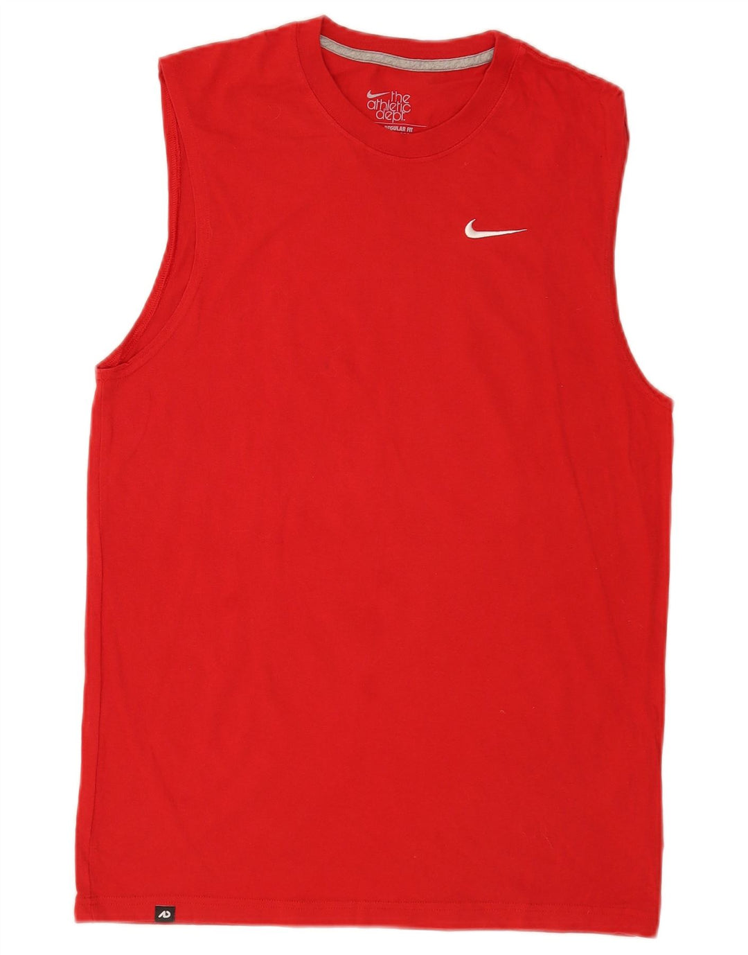 Canotta Nike da uomo con vestibilità regolare, colore rosso medio, in cotone