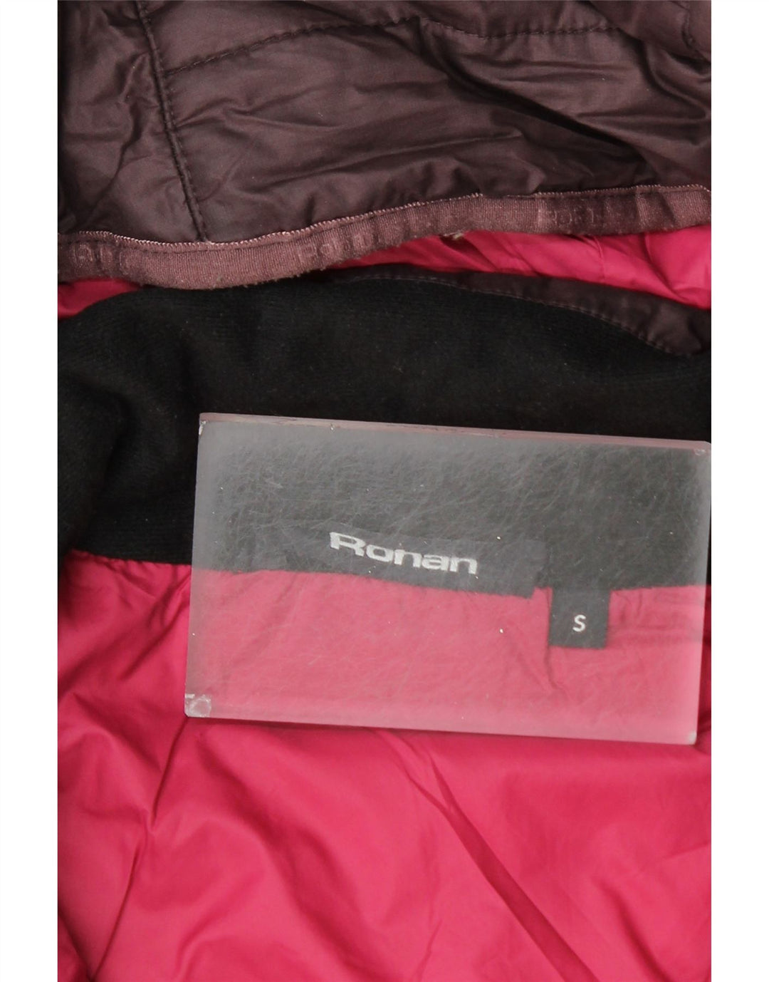 Cappotto imbottito con cappuccio da donna ROHAN UK 10 piccolo poliestere viola