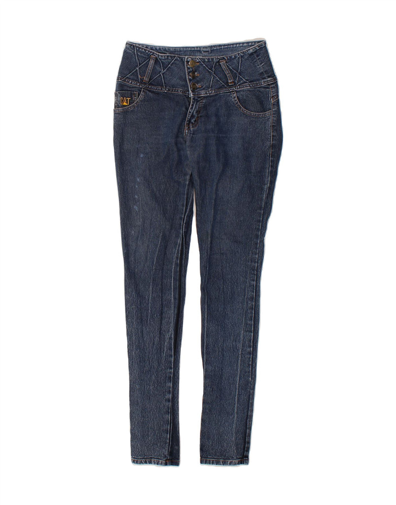 CATERPILLAR Womens Skinny Jeans W28 L30  Blue Vintage Caterpillar and Second-Hand Caterpillar from Messina Hembry 